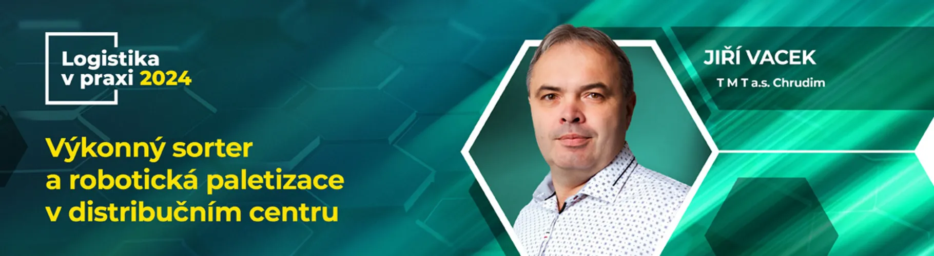 Výkonný sorter a robotická paletizace v distribučním centru