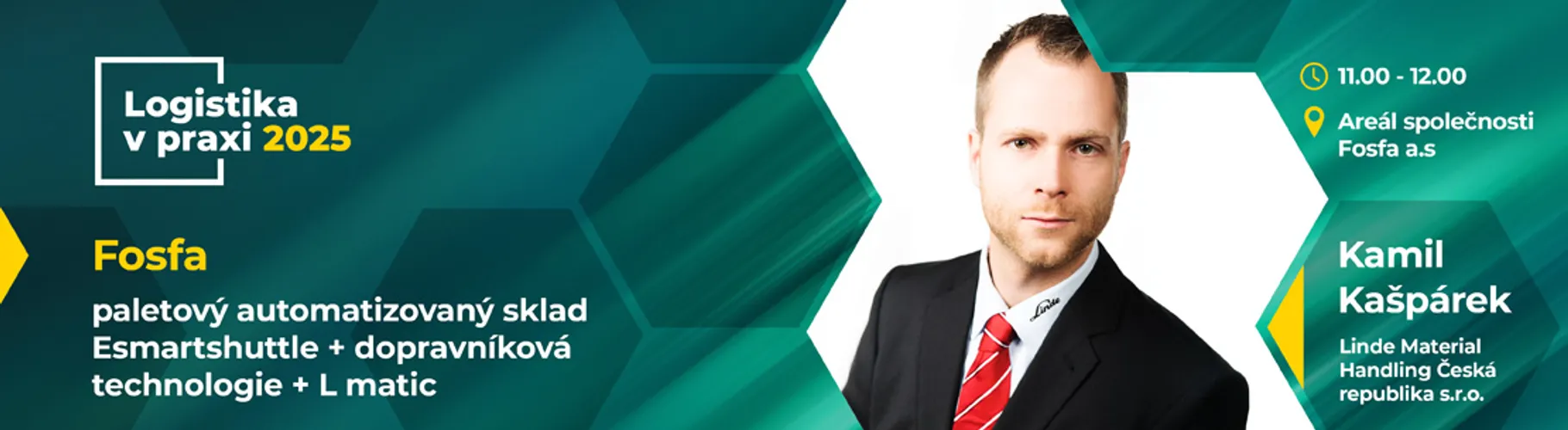 BŘECLAV Fosfa - paletový automatizovaný sklad Esmartshuttle + dopravníková technologie + L matic