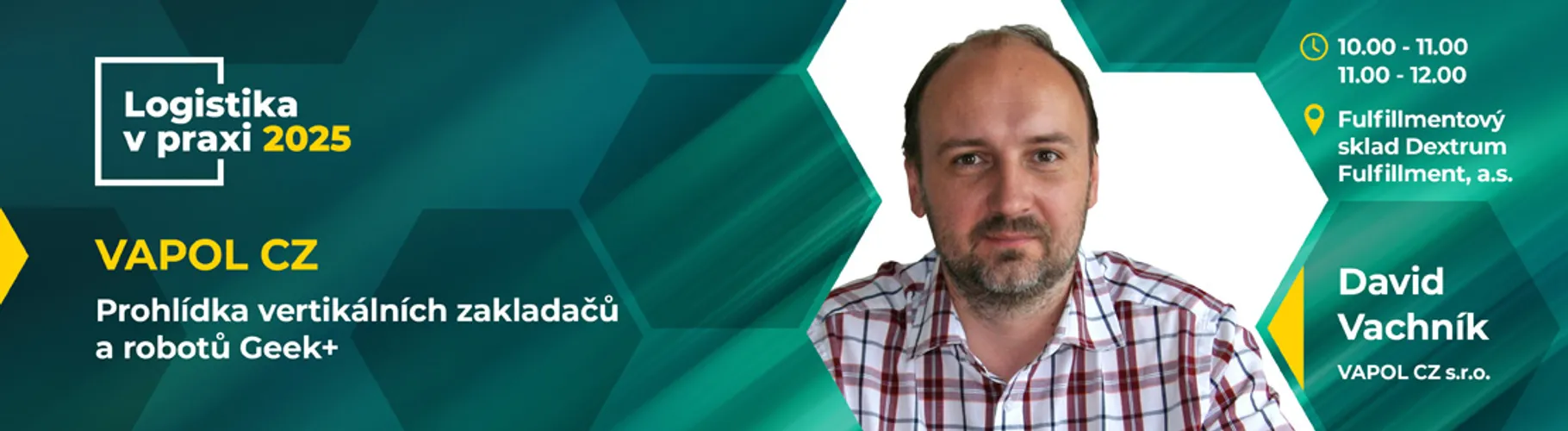 HOLEŠOV - VAPOL CZ prohlídka vertikálních zakladačů a robotů Geek+